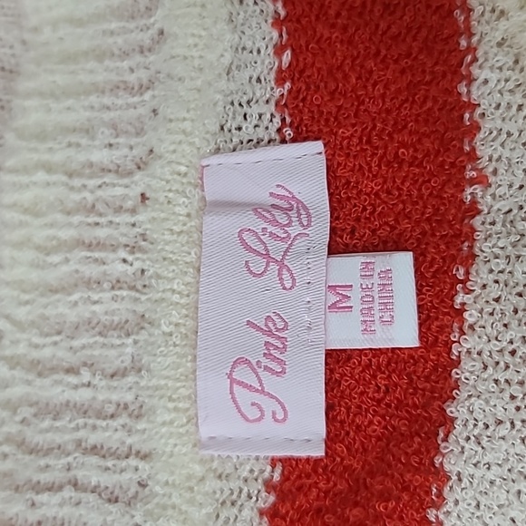 Pink Lily oversized American Flag loose knit sweater - Picture 8 of 9